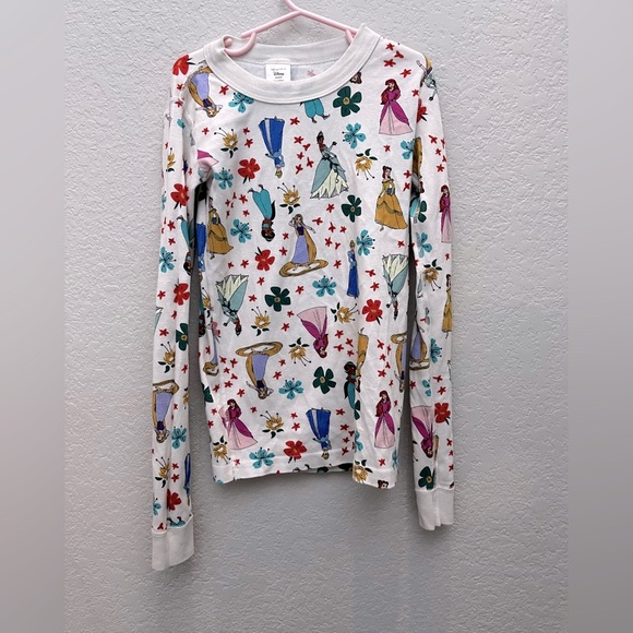 Hanna Andersson Other - Hanna Andersson Girl's Long John Pajama Top ONLY - Disney Princess Print Size 10